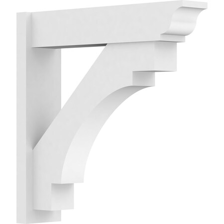 Merced Architectural Grade PVC Outlooker With Traditional Ends, 7W X 30D X 30H